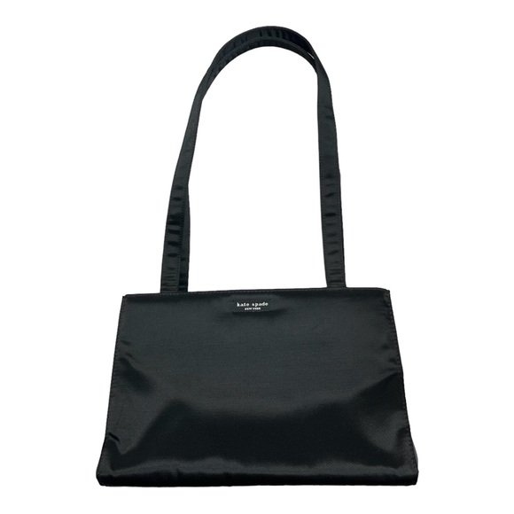 kate spade Bags Kate Spade Vintage 9s Sam Bag Black Nylon Structured Box Shoulder Bag Poshmark